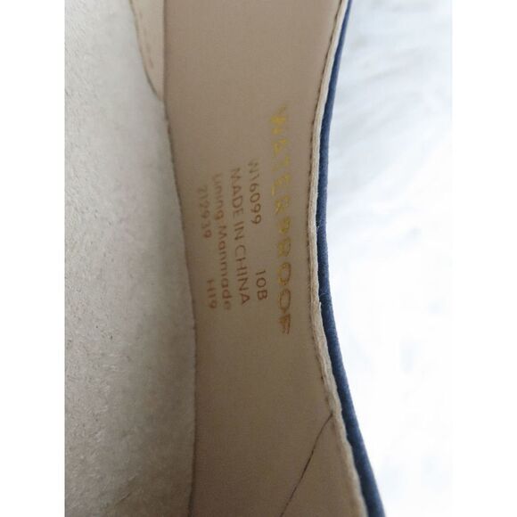 Cole Haan The Go-To Wedge Womens Nubuck  Marine Blue Nubuck Size 10B - Picture 9 of 9